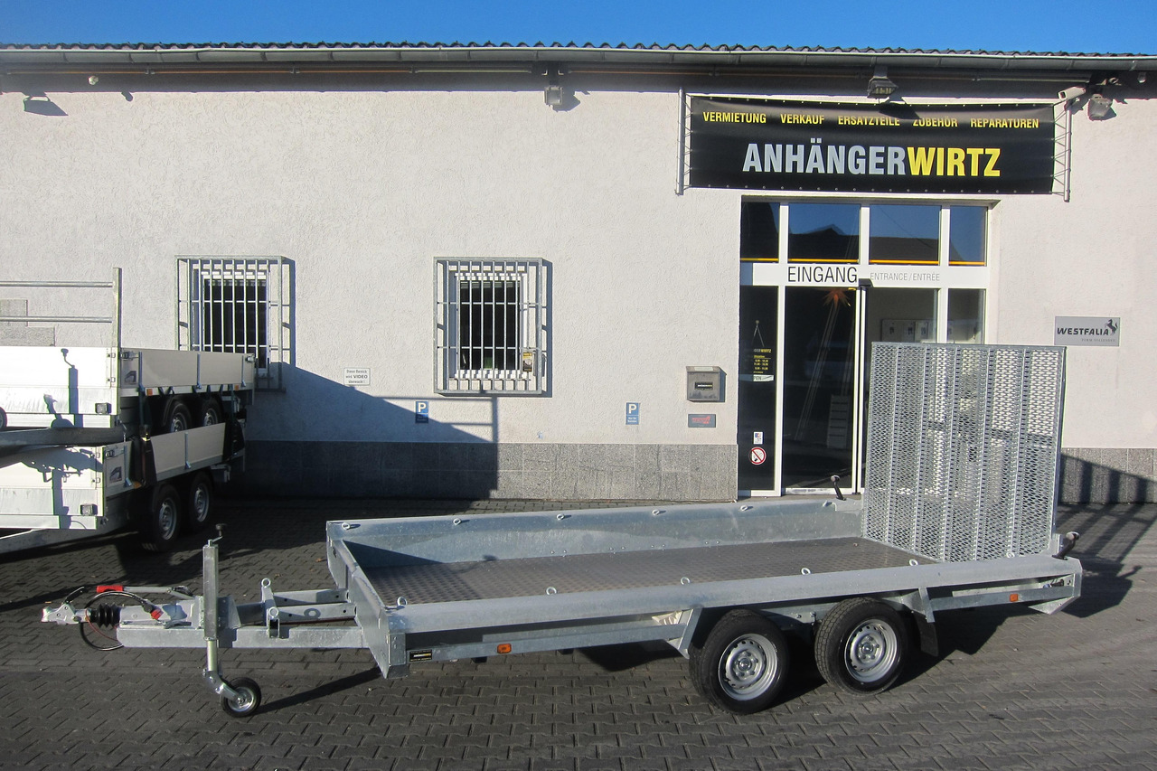 HULCO TERRAX Aluboden 394x180x27cm Heckrampe 150cm (XL) 3500kg - Plant trailer: picture 1 HULCO TERRAX Aluboden 394x180x27cm Heckrampe 150cm (XL) 3500kg - Plant trailer: picture 1