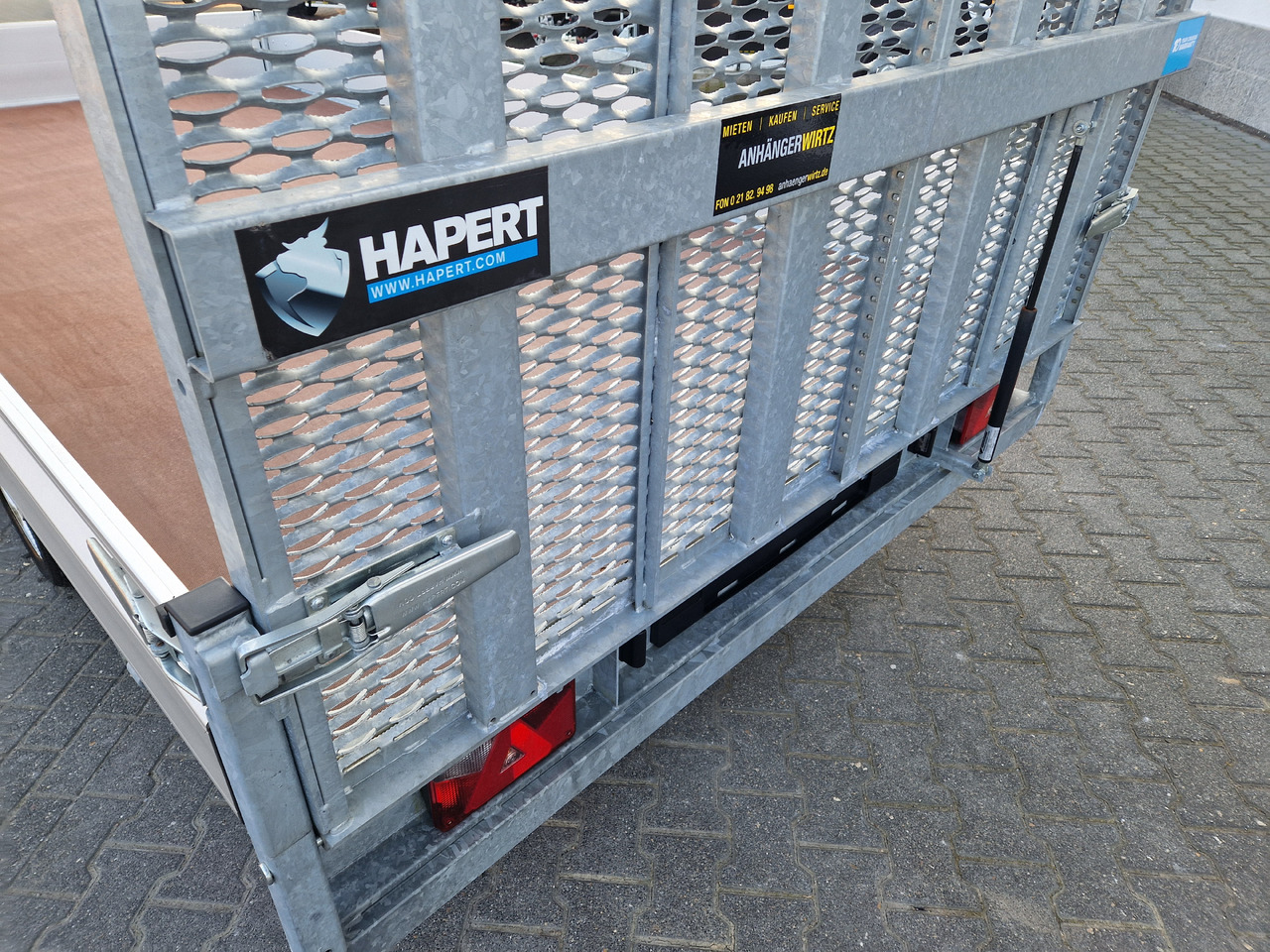 Plant trailer Hapert Indigo HT-2 405x201x30cm ankippbar Heckklappe Seilwinde 3500kg: picture 12