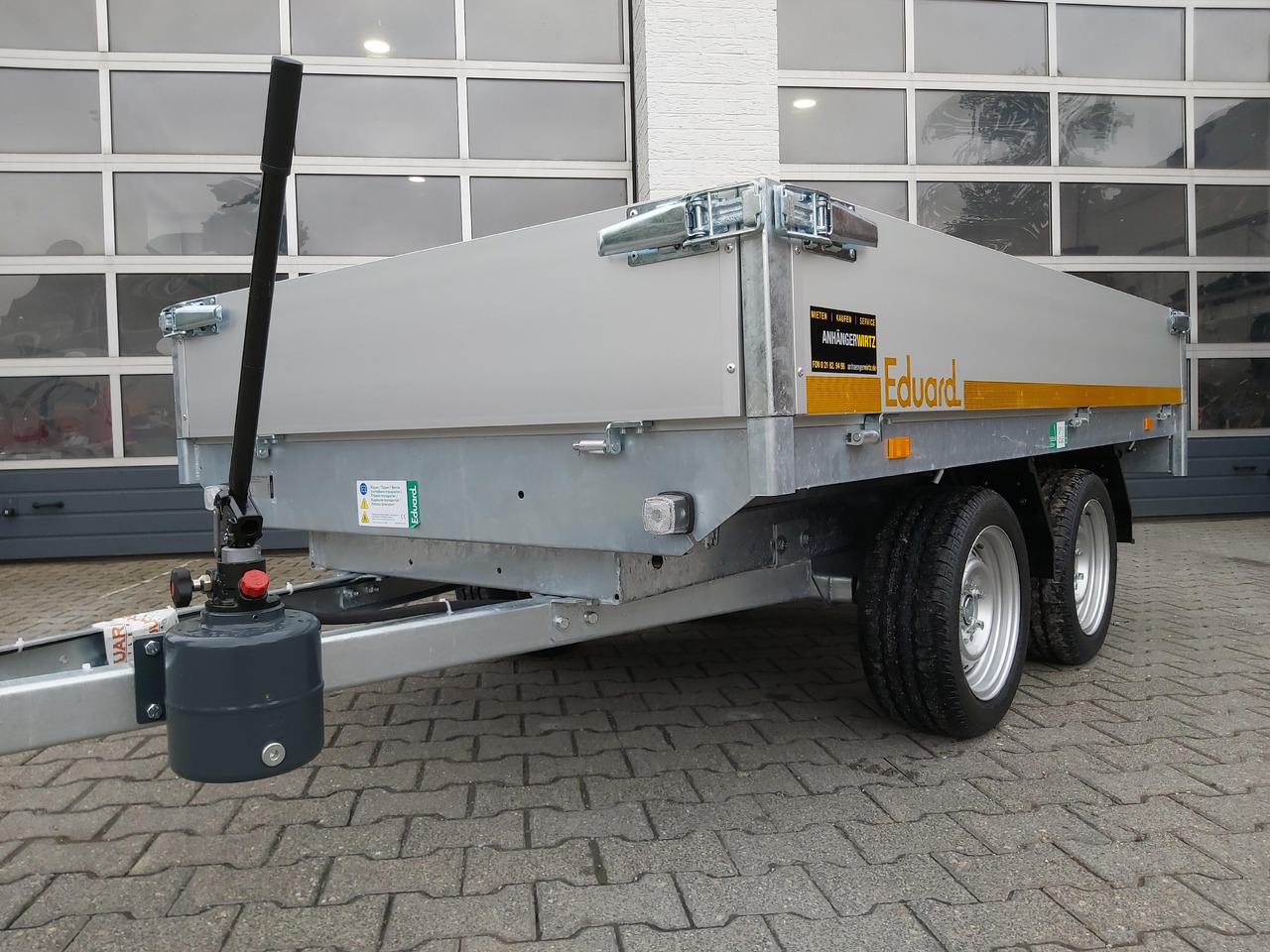 Heck Kipper 260x150x30cm Lfh: 63 cm (S) 750kg Tandem ungebremst Januar Aktion - Tipper trailer: picture 5 Heck Kipper 260x150x30cm Lfh: 63 cm (S) 750kg Tandem ungebremst Januar Aktion - Tipper trailer: picture 5