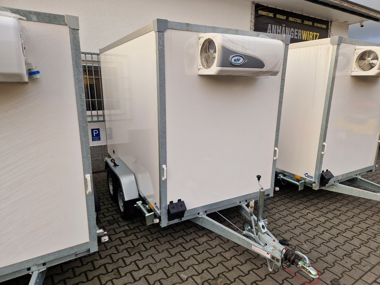 Kargo CoolBoxx FK2030HT 296x162x200cm 230V Govi Kühlung Stützen 2000kg 100km/H Abverkauf - Refrigerator trailer: picture 1 Kargo CoolBoxx FK2030HT 296x162x200cm 230V Govi Kühlung Stützen 2000kg 100km/H Abverkauf - Refrigerator trailer: picture 1