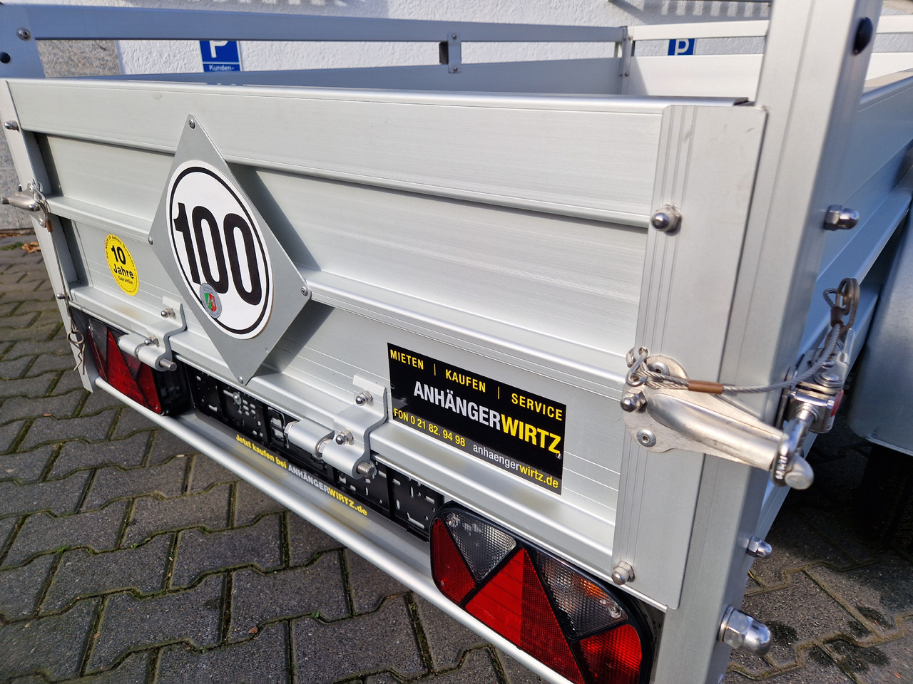 PKW Anhänger Koch Aluline B1000 205x105x40cm (XS) 1000kg 100 km/H Januar Aktion - Car trailer: picture 2 PKW Anhänger Koch Aluline B1000 205x105x40cm (XS) 1000kg 100 km/H Januar Aktion - Car trailer: picture 2