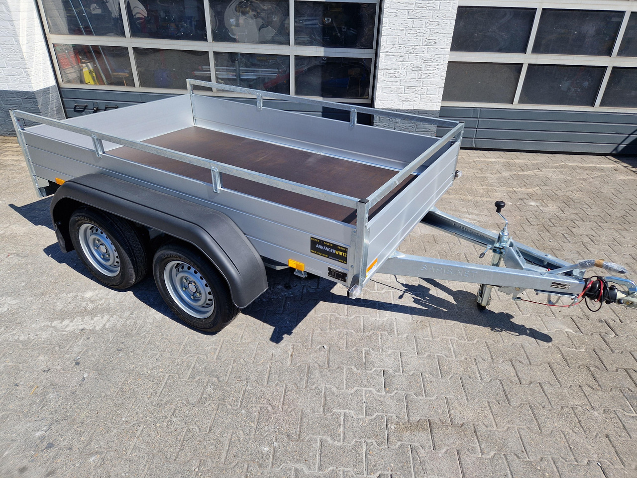 Dropside/ Flatbed trailer Saris Anhänger DW2000 McAlu Pro 255x153x43cm 2000kg kurz und breit: picture 10