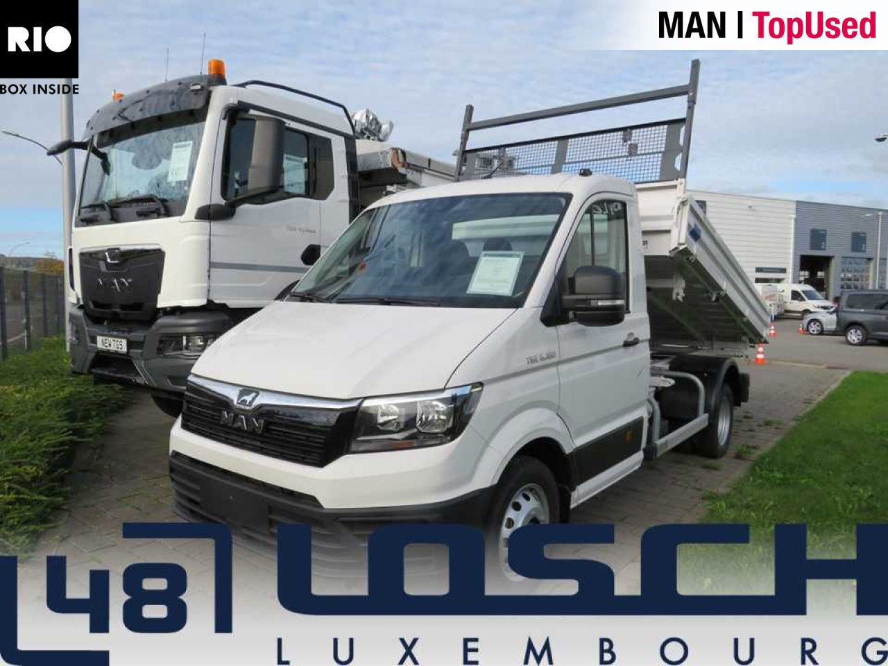 MAN TGE 6.160 4X2 L3 SB EK Kipper RWD MAN TGE 6.160 4X2 L3 SB EK Meiller-Kipper RWD - Tipper van: picture 1 MAN TGE 6.160 4X2 L3 SB EK Kipper RWD MAN TGE 6.160 4X2 L3 SB EK Meiller-Kipper RWD - Tipper van: picture 1
