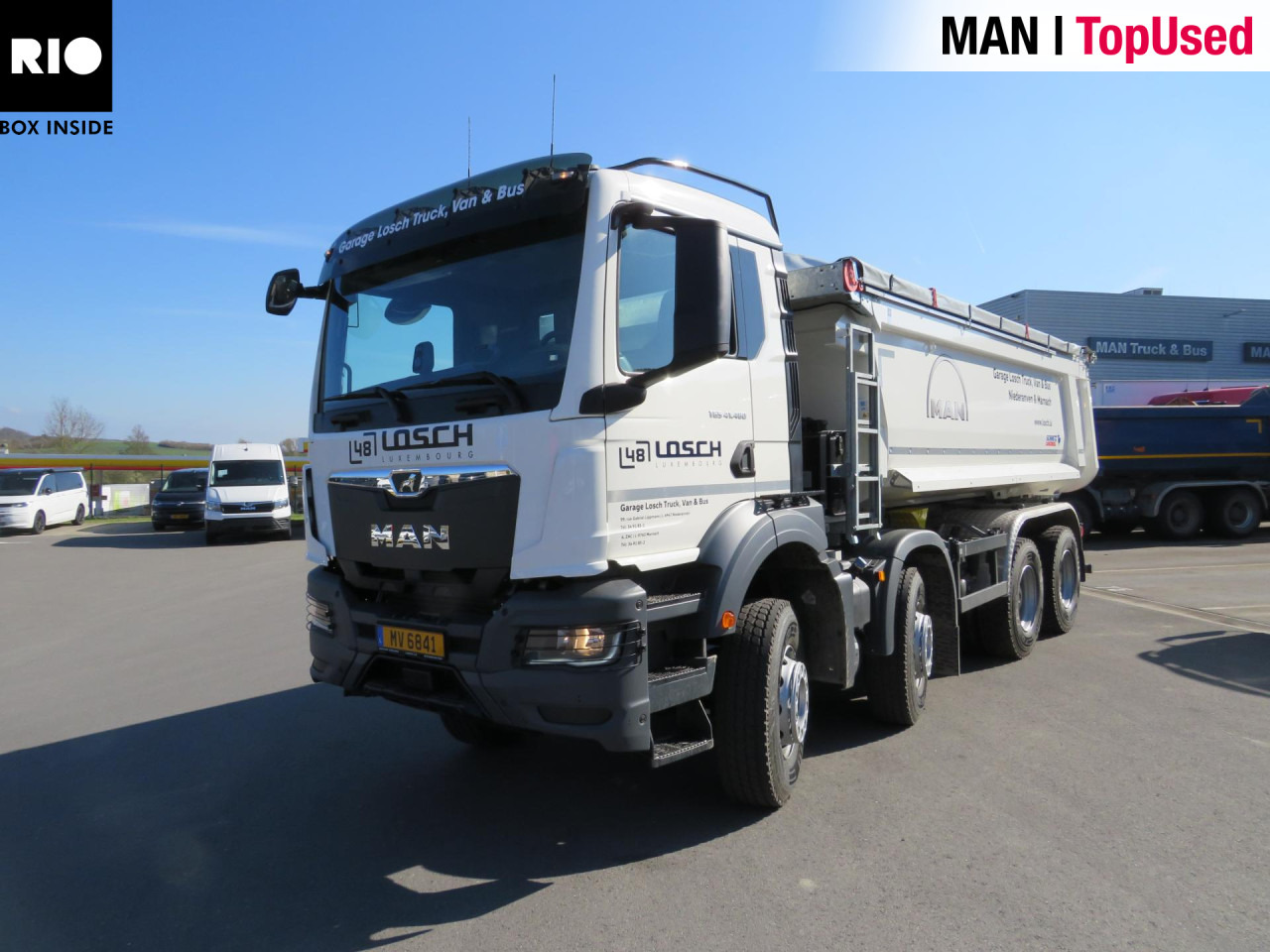 MAN TGS 41.480 8x4 BB CH Schmitz Muldenkipper Retarder - Tipper: picture 1 MAN TGS 41.480 8x4 BB CH Schmitz Muldenkipper Retarder - Tipper: picture 1