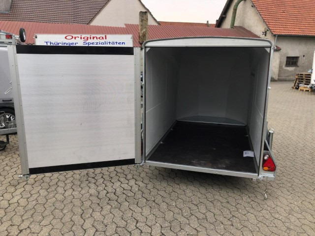 New Closed box trailer Cheval Liberte Debon Cargo 2 Poly + Türe schwarz Aluräder 1300 kg, 100 km/h, 300x155x168cm: picture 7 New Closed box trailer Cheval Liberte Debon Cargo 2 Poly + Türe schwarz Aluräder 1300 kg, 100 km/h, 300x155x168cm: picture 7