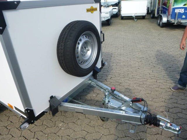 Humbaur Koffer HK 132513-10P, 100 km/h 1,3 t. 2510 x 1310 x 1000 mm - Closed box trailer: picture 2 Humbaur Koffer HK 132513-10P, 100 km/h 1,3 t. 2510 x 1310 x 1000 mm - Closed box trailer: picture 2