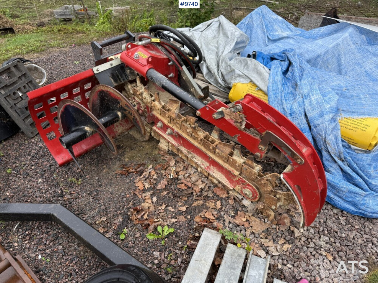 Chain excavator Auger Torque XHD 900 S45 - Attachment for Excavator: picture 1 Chain excavator Auger Torque XHD 900 S45 - Attachment for Excavator: picture 1