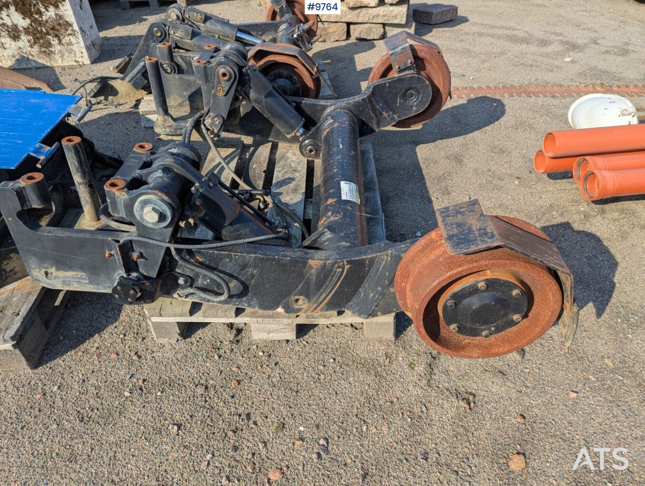 Rail wheel Huddig - Attachment for Construction machinery: picture 4 Rail wheel Huddig - Attachment for Construction machinery: picture 4
