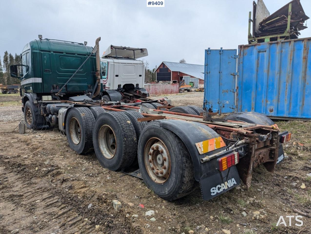 Chassi Scania P124 8X4 (see video) - Cab chassis truck: picture 3 Chassi Scania P124 8X4 (see video) - Cab chassis truck: picture 3