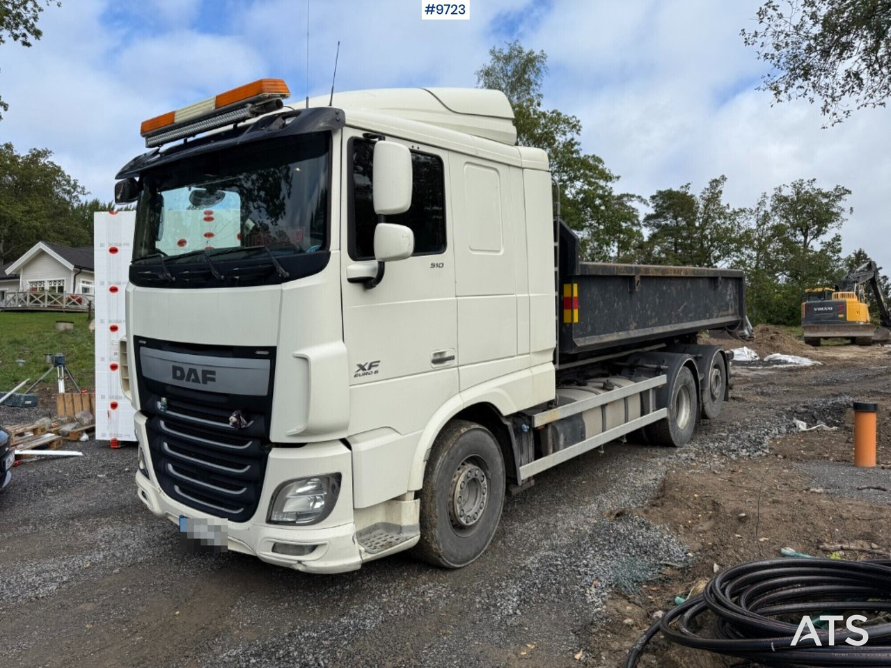 DAF FAN XL510Z hooklift with flatbed - Hook lift truck: picture 1 DAF FAN XL510Z hooklift with flatbed - Hook lift truck: picture 1