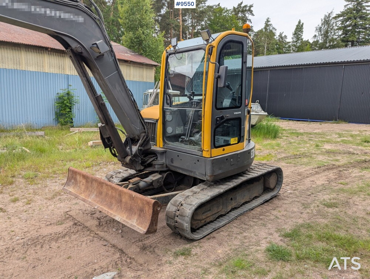 Excavator Volvo Ecr58 with tiltrotator and bucket - Mini excavator: picture 3 Excavator Volvo Ecr58 with tiltrotator and bucket - Mini excavator: picture 3