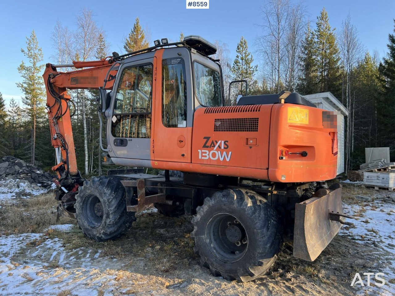 Hitachi ZX130W Wheeled excavator - Wheel excavator: picture 2 Hitachi ZX130W Wheeled excavator - Wheel excavator: picture 2