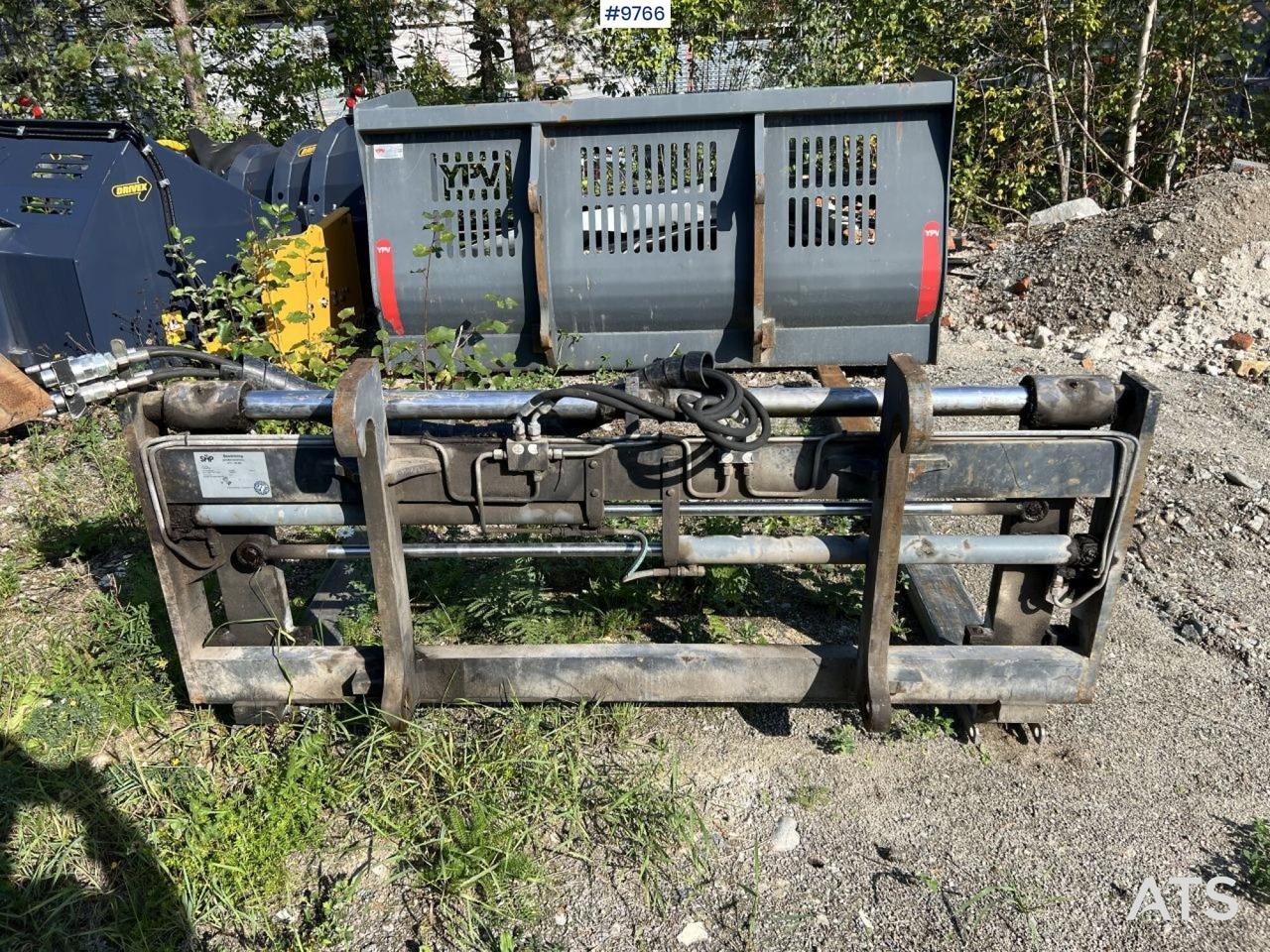 Hydraulic pallet forks with Large BM - Forks: picture 3 Hydraulic pallet forks with Large BM - Forks: picture 3