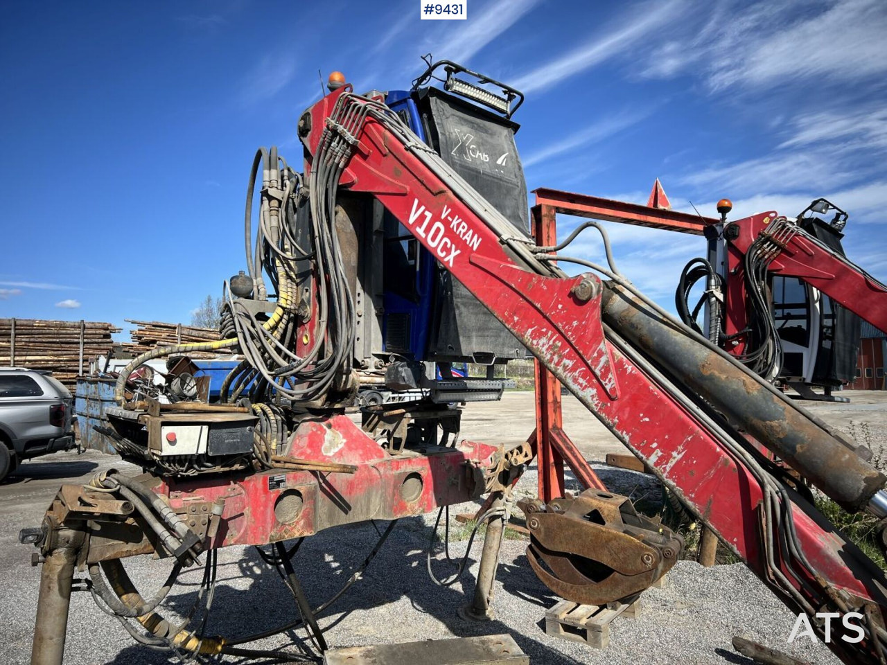V-kran V10CX,96 - Timber crane, logging crane - Other machinery: picture 4 V-kran V10CX,96 - Timber crane, logging crane - Other machinery: picture 4