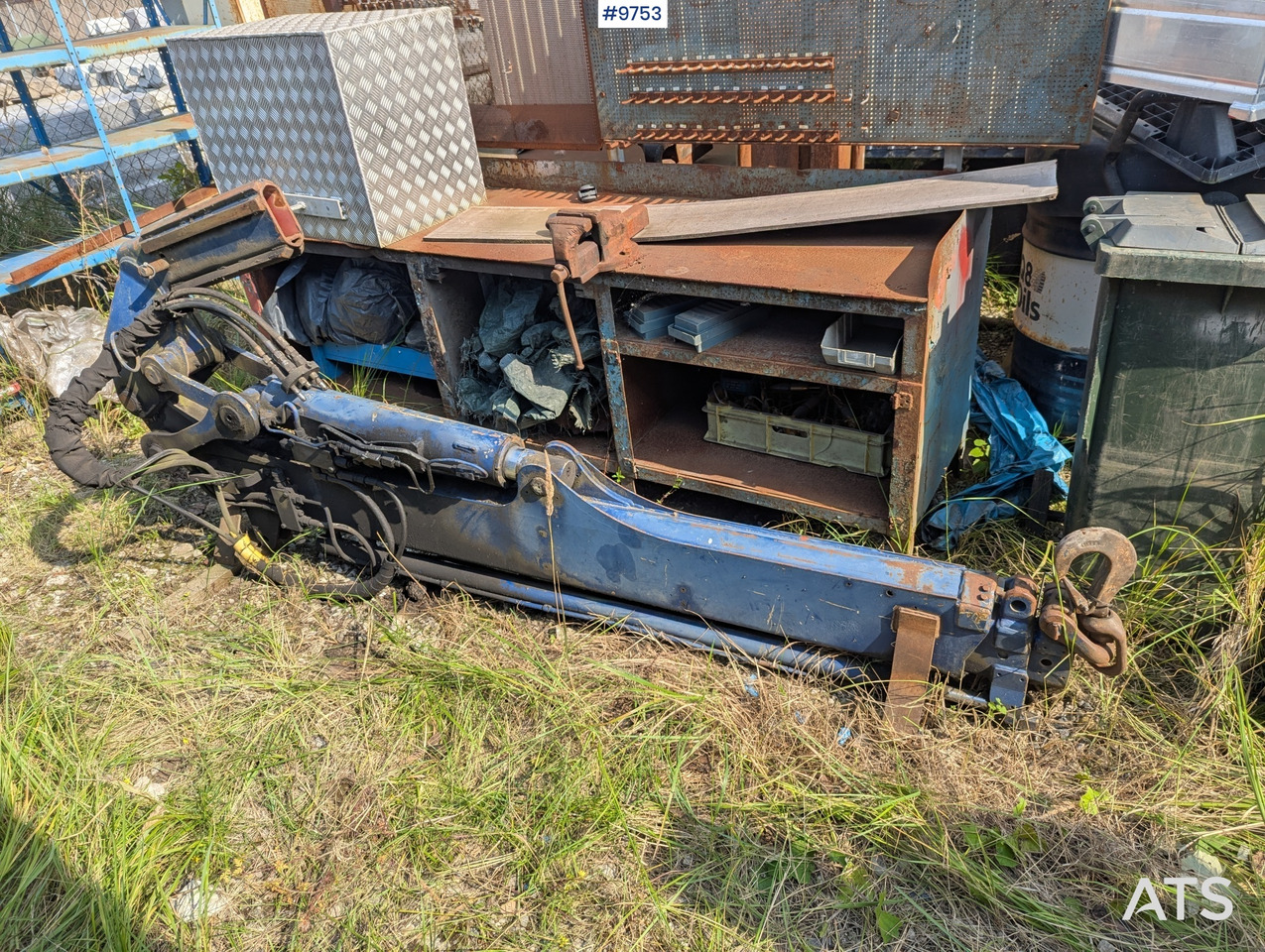 Palfinger Jib with 2 hydraulic extensions - Loader crane: picture 1 Palfinger Jib with 2 hydraulic extensions - Loader crane: picture 1