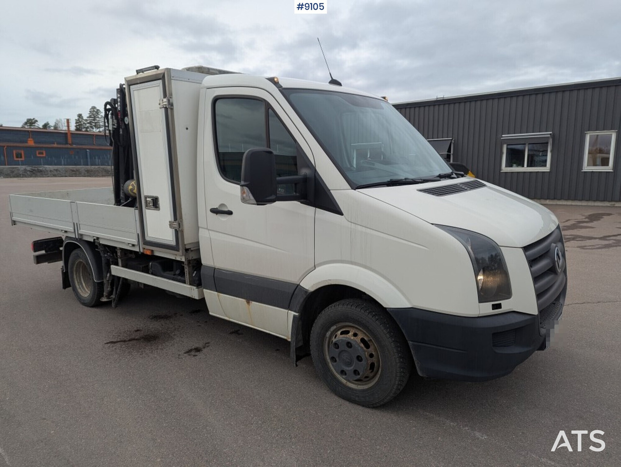 Pickup Crane Truck VW Crafter 50 2.5 TDI with HIAB crane (SEE VIDEO) - Crane truck: picture 2 Pickup Crane Truck VW Crafter 50 2.5 TDI with HIAB crane (SEE VIDEO) - Crane truck: picture 2