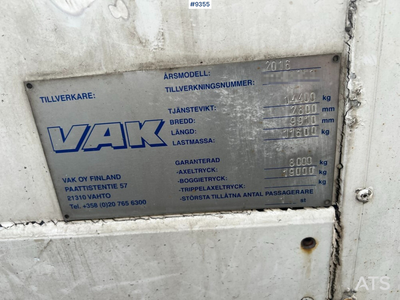 Refrigerator swap body Refrigerated trailer cabinet VAK: picture 6