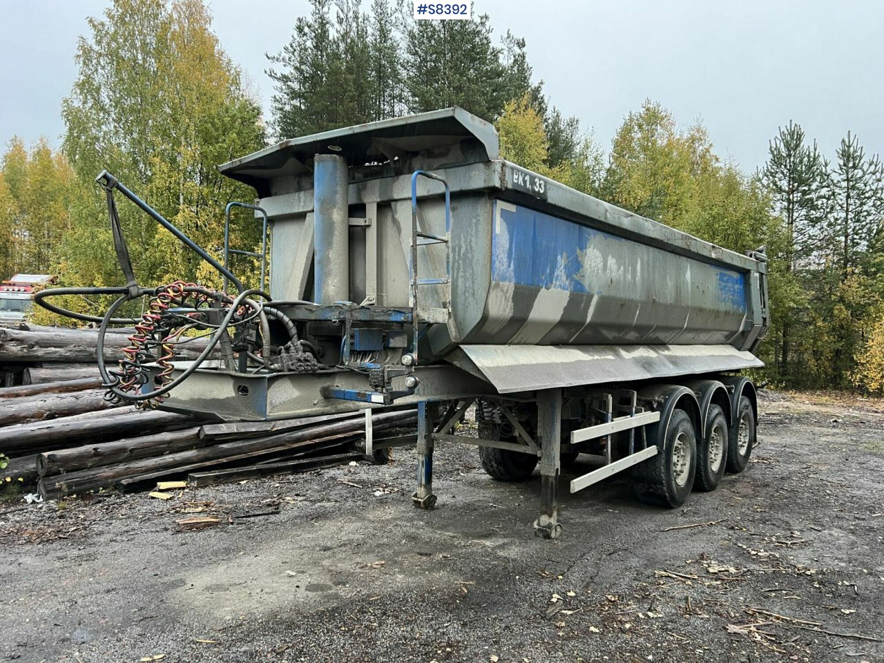 Tipper Trailer Carnehl SANK KIPPER OFF.KASTEN - Tipper semi-trailer: picture 1 Tipper Trailer Carnehl SANK KIPPER OFF.KASTEN - Tipper semi-trailer: picture 1