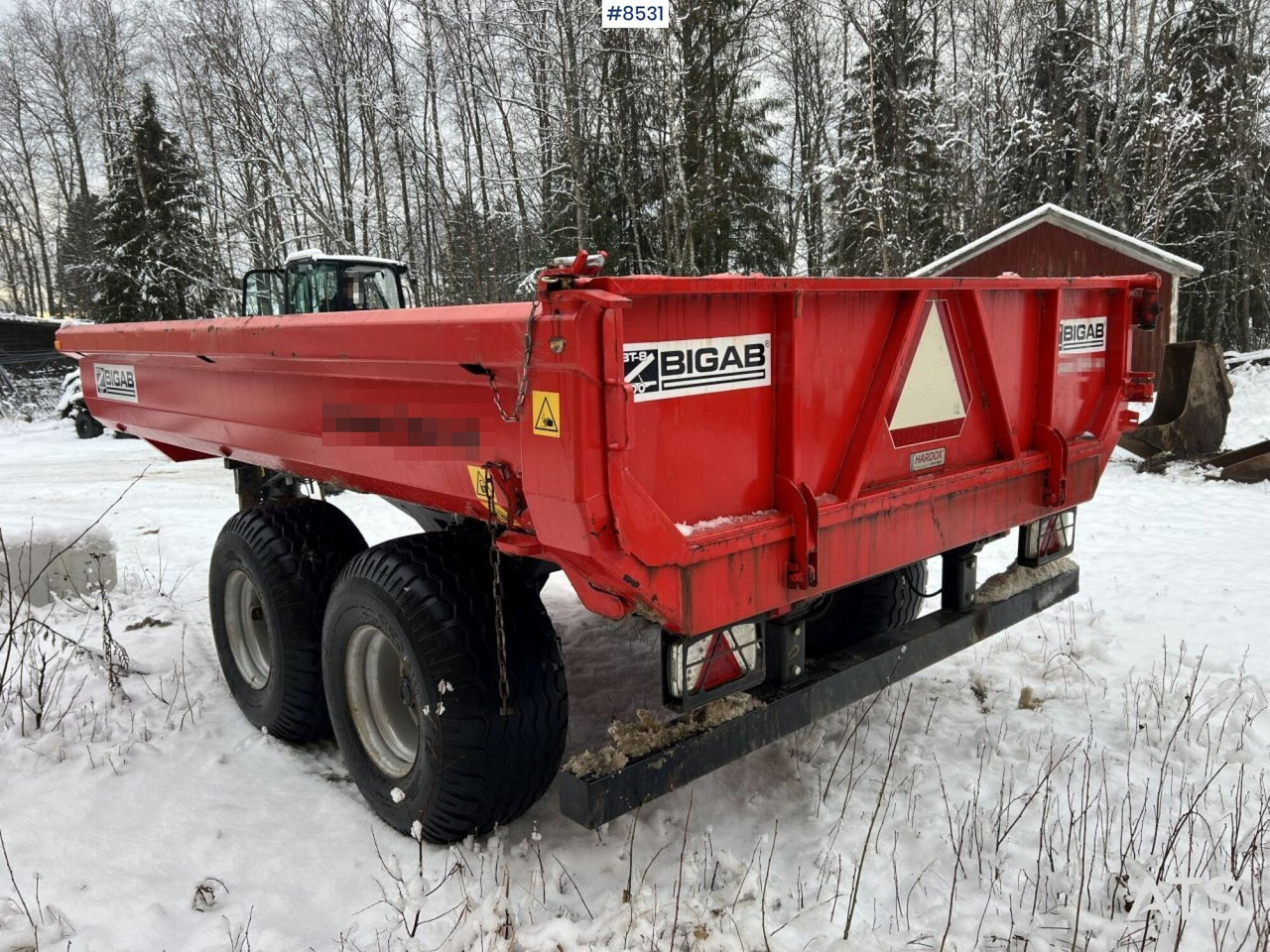 Tipper wagon BIGAB BT-8 - Tipper trailer: picture 4 Tipper wagon BIGAB BT-8 - Tipper trailer: picture 4