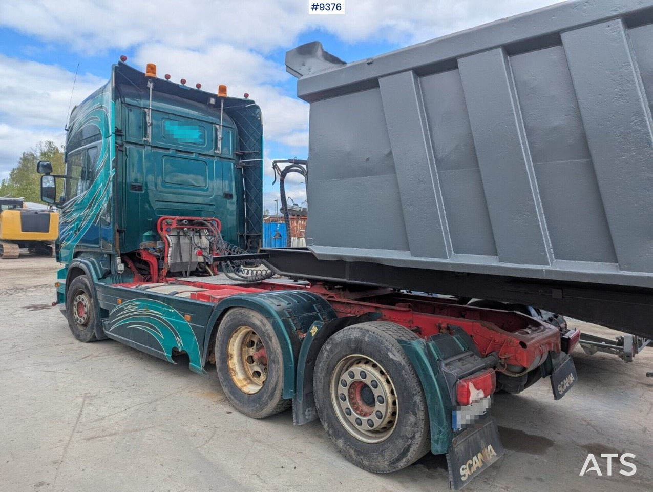 Truck unit Scania R730 V8 6X2 with RKP tipping trailer (VIDEO) - Tractor unit: picture 3 Truck unit Scania R730 V8 6X2 with RKP tipping trailer (VIDEO) - Tractor unit: picture 3