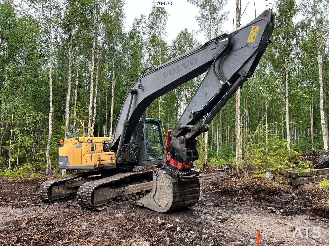 Volvo EC 250 DL grävsystem, rotor och planerskopa - Crawler excavator: picture 2 Volvo EC 250 DL grävsystem, rotor och planerskopa - Crawler excavator: picture 2