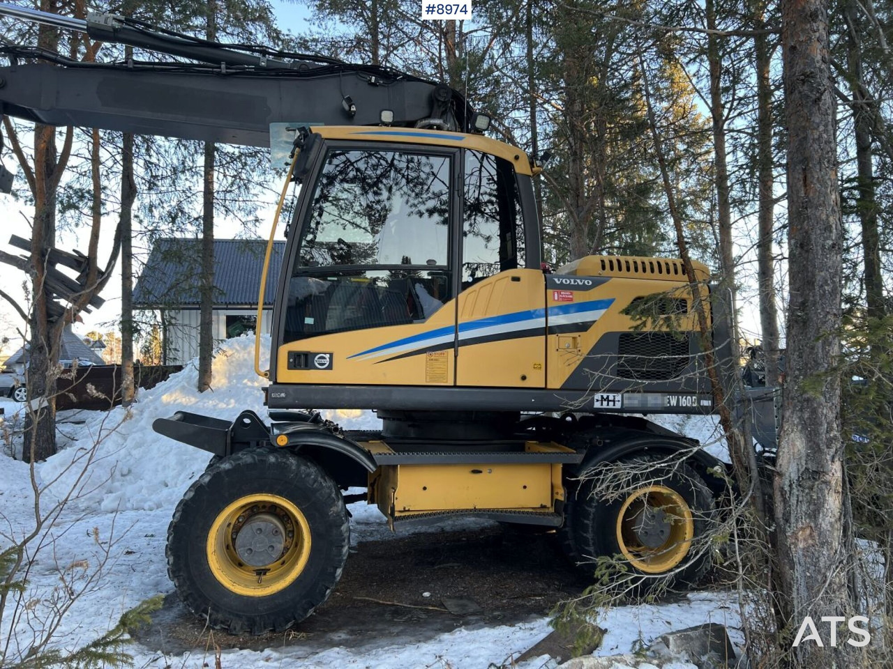 Volvo EW 160 D with Digging System, Tipper and Attachments - Wheel excavator: picture 3 Volvo EW 160 D with Digging System, Tipper and Attachments - Wheel excavator: picture 3