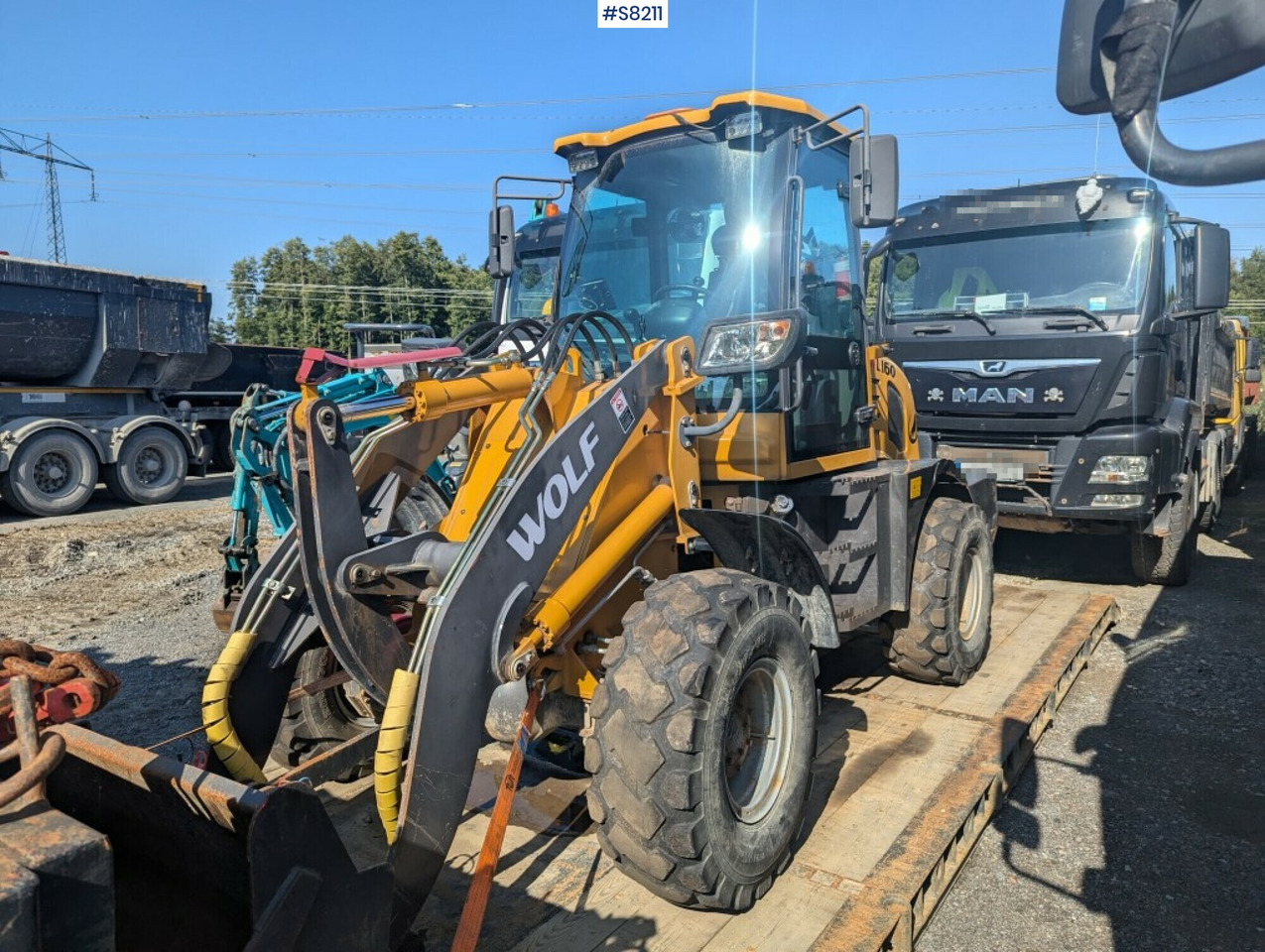 Wheel Loader Wolf WL160 with Bucket - Wheel loader: picture 1 Wheel Loader Wolf WL160 with Bucket - Wheel loader: picture 1