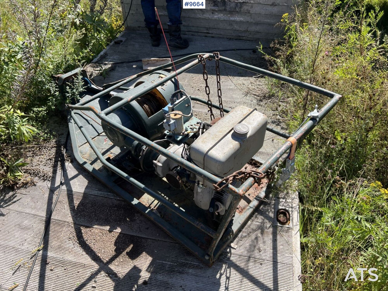 Winch, Sepson 40-07, Petrol-powered - Winch: picture 1 Winch, Sepson 40-07, Petrol-powered - Winch: picture 1