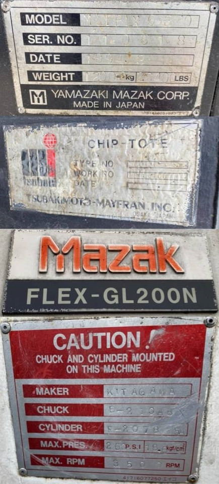Mazak / Yamazaki FLEX-GL 200N-MLTPLX 630 1er Main - Forestry equipment: picture 5 Mazak / Yamazaki FLEX-GL 200N-MLTPLX 630 1er Main - Forestry equipment: picture 5