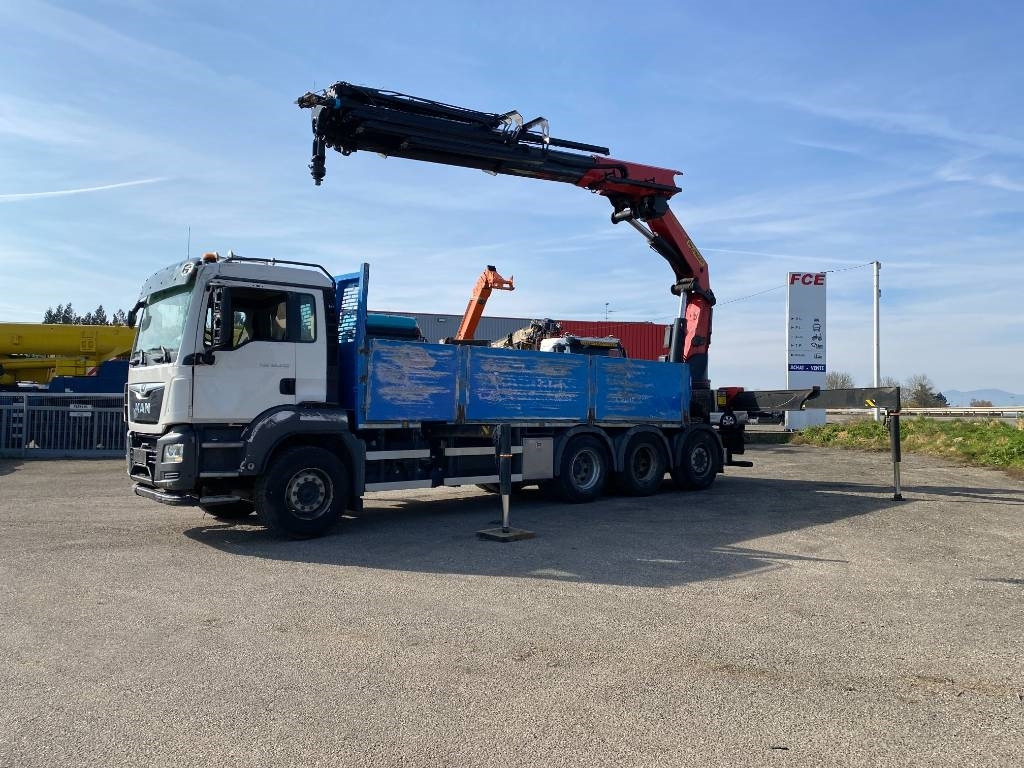 MAN TGS 35.430/PALFINGER PK53002+Treuil endommagé - Dropside/ Flatbed truck: picture 2 MAN TGS 35.430/PALFINGER PK53002+Treuil endommagé - Dropside/ Flatbed truck: picture 2
