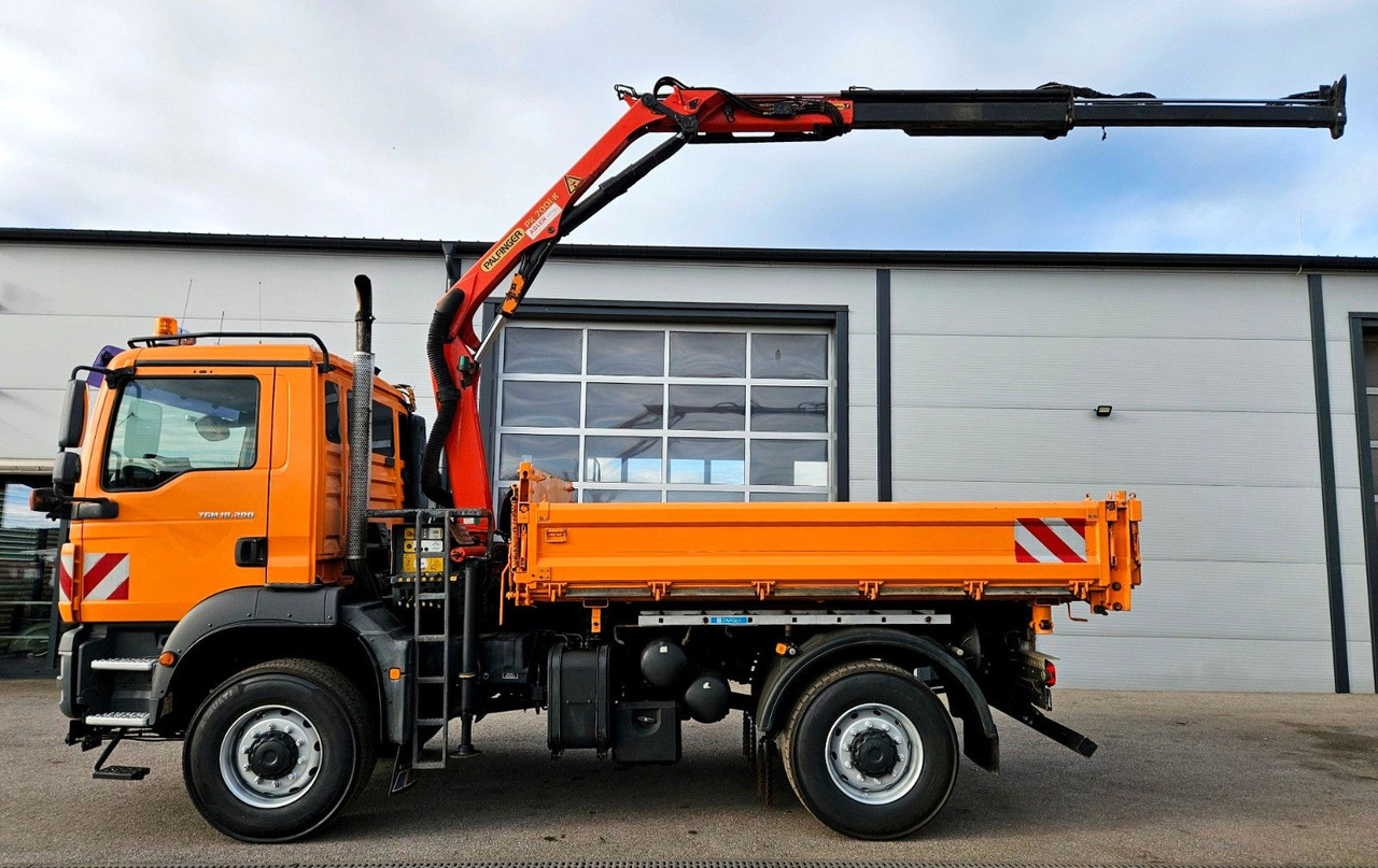 MAN TGM 18.290 4x4 Palfinger PK7001 Kran Funk Euro5 - Tipper, Crane truck: picture 3 MAN TGM 18.290 4x4 Palfinger PK7001 Kran Funk Euro5 - Tipper, Crane truck: picture 3