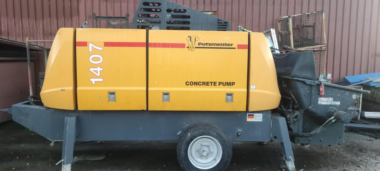 PUTZMEISTER 1407 - Stationary concrete pump: picture 1 PUTZMEISTER 1407 - Stationary concrete pump: picture 1