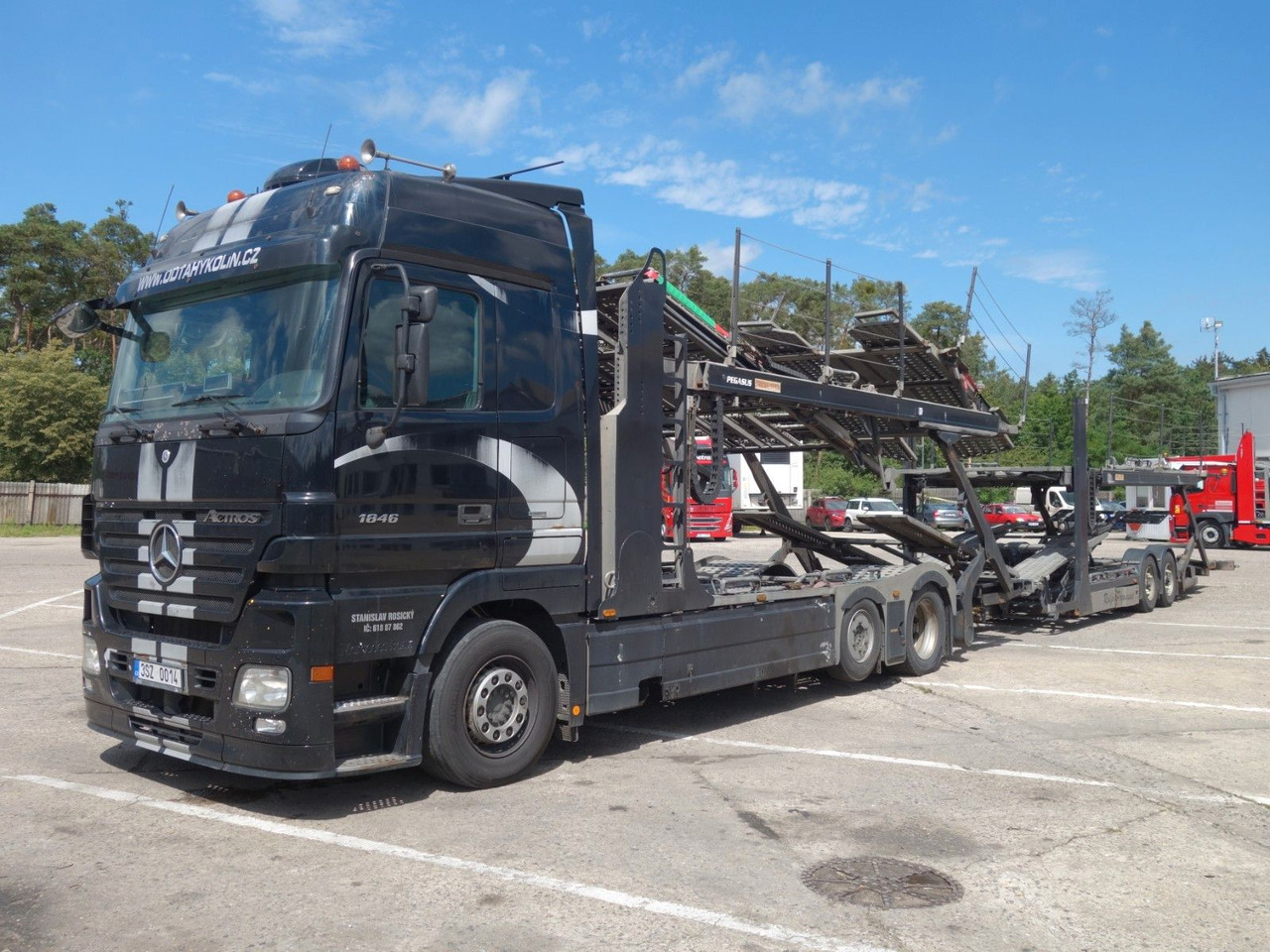 Mercedes-Benz Actros 2446 mit Rolfo für 10 PKW, Retarder - Autotransporter truck: picture 1 Mercedes-Benz Actros 2446 mit Rolfo für 10 PKW, Retarder - Autotransporter truck: picture 1