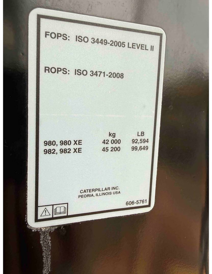 Wheel loader CAT 980: picture 25