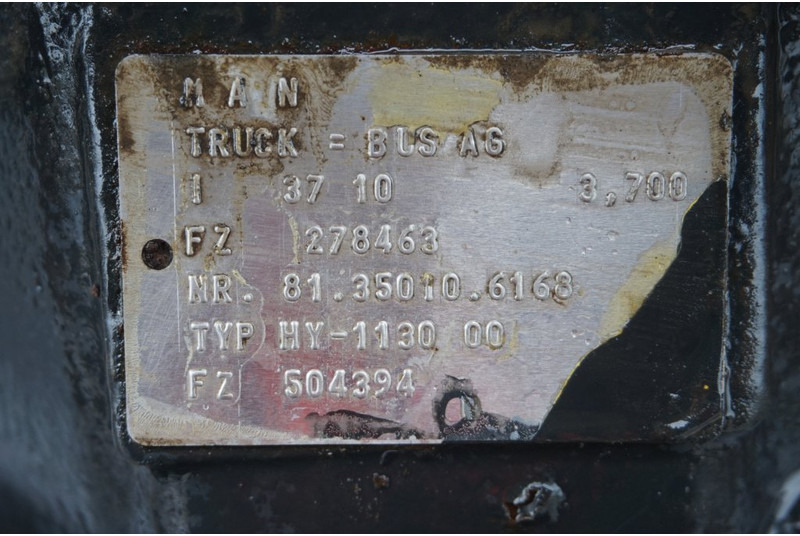 MAN HY-1130-00 37/10 - Rear axle for Truck: picture 5 MAN HY-1130-00 37/10 - Rear axle for Truck: picture 5