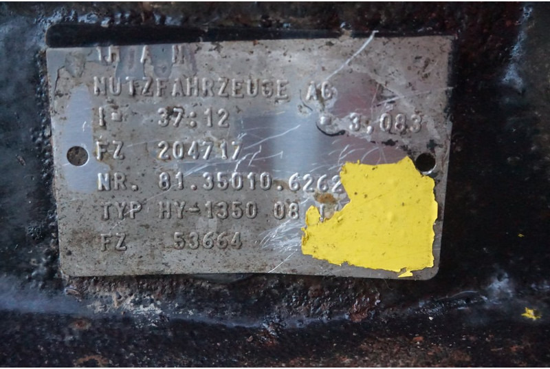 MAN HY-1350-08 37/12 - Rear axle for Truck: picture 4 MAN HY-1350-08 37/12 - Rear axle for Truck: picture 4