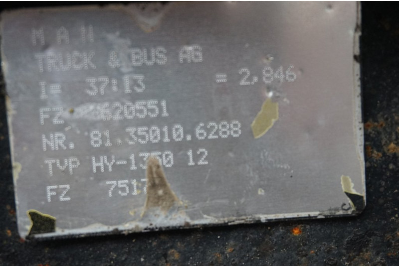 MAN HY-1350-12 37/13 - Rear axle for Truck: picture 5 MAN HY-1350-12 37/13 - Rear axle for Truck: picture 5