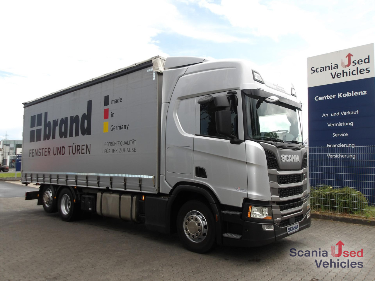 SCANIA R410 - 6x2 - CURTAINSIDER - EDSCHA - STAPLERHALT. - Curtainsider truck: picture 1 SCANIA R410 - 6x2 - CURTAINSIDER - EDSCHA - STAPLERHALT. - Curtainsider truck: picture 1