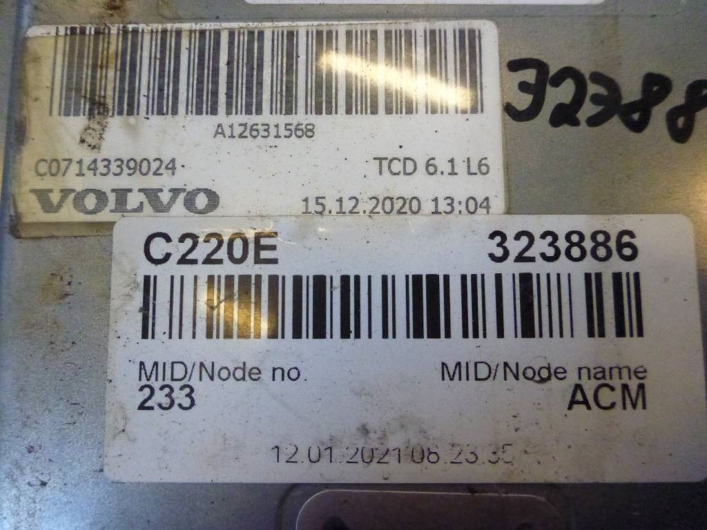 Volvo L 220 E, Motorstyrenhet, 60100015 - Electrical system for Construction machinery: picture 3 Volvo L 220 E, Motorstyrenhet, 60100015 - Electrical system for Construction machinery: picture 3