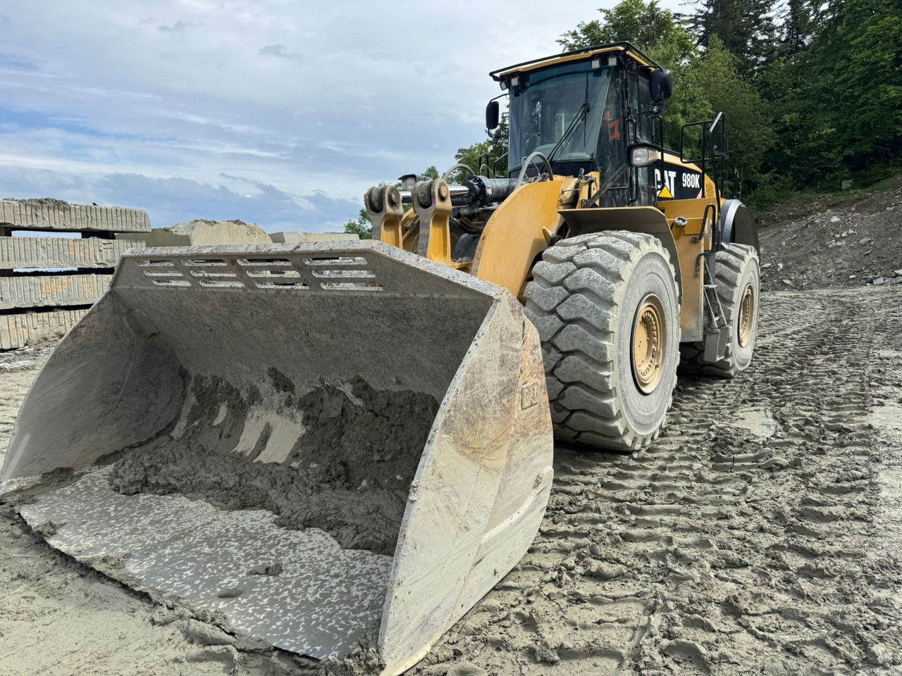 CAT 980K Block Handler,Bucket + forks,Schaufel+Gabel - Wheel loader: picture 1 CAT 980K Block Handler,Bucket + forks,Schaufel+Gabel - Wheel loader: picture 1