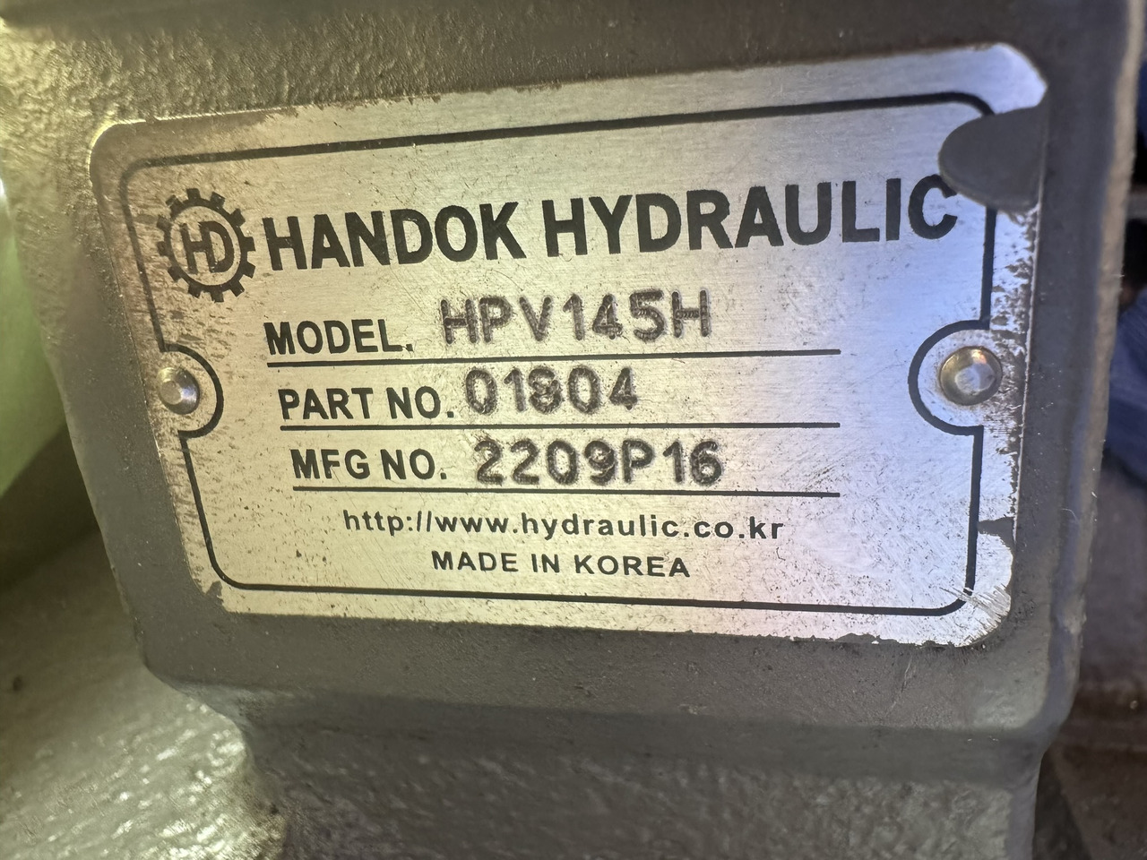 Handok HPV145H Hydraulic pump for sale, 10177136