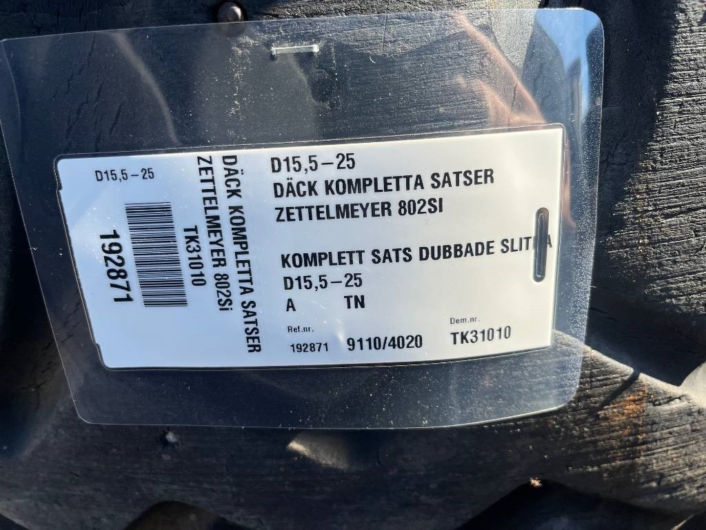 Goodyear 15,5-R25 till Zettelmeyer 802 - Tire for Construction machinery: picture 3 Goodyear 15,5-R25 till Zettelmeyer 802 - Tire for Construction machinery: picture 3