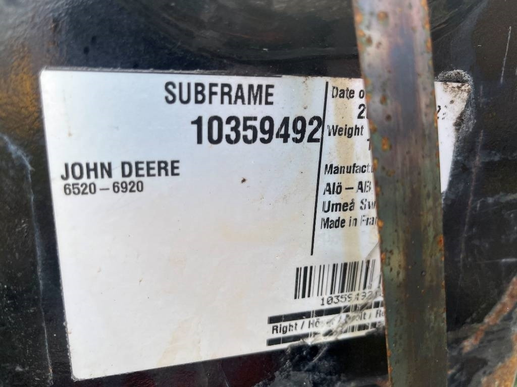 Lastarfäste Quicke Ålö Trima till JD 6520 - 6930 - Front loader for tractor: picture 2 Lastarfäste Quicke Ålö Trima till JD 6520 - 6930 - Front loader for tractor: picture 2