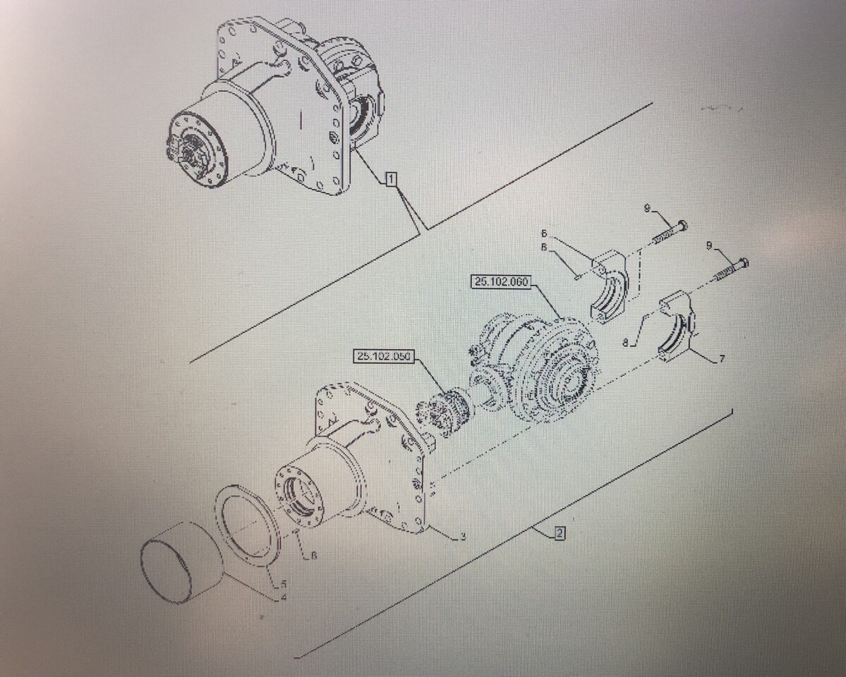 CASE OPTUM 270 PRZEDNIA OŚ-MECHANIZM RÓŻNICOWY-CZĘŚCI/CASE OPTUM 250/270/300 - Differential gear for Agricultural machinery: picture 1 CASE OPTUM 270 PRZEDNIA OŚ-MECHANIZM RÓŻNICOWY-CZĘŚCI/CASE OPTUM 250/270/300 - Differential gear for Agricultural machinery: picture 1