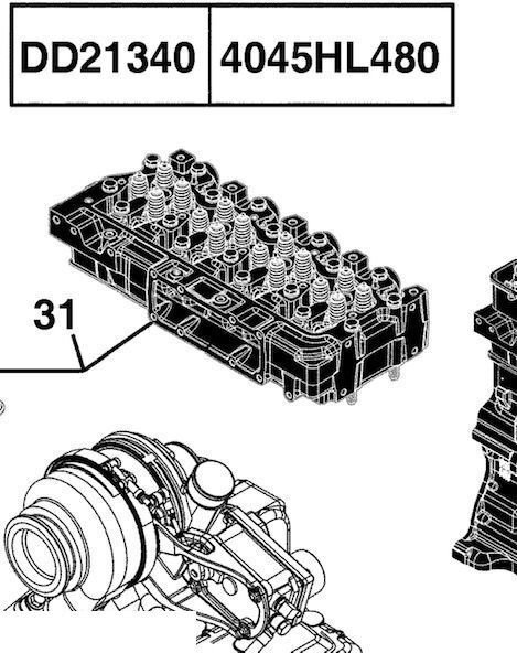 John Deere 6030 6130 6230 6330 6430 Premium - Głowica Cylindrów - Cylinder head for Agricultural machinery: picture 1 John Deere 6030 6130 6230 6330 6430 Premium - Głowica Cylindrów - Cylinder head for Agricultural machinery: picture 1