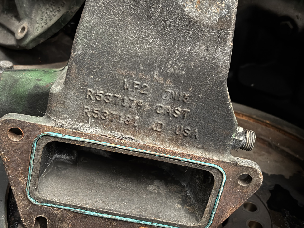 Flywheel for Agricultural machinery John Deere 7230 7280 8260 8310 9370 670 Silnik Blok Koło Zamachowe CZĘŚCI RE538143 R537181: picture 6 Flywheel for Agricultural machinery John Deere 7230 7280 8260 8310 9370 670 Silnik Blok Koło Zamachowe CZĘŚCI RE538143 R537181: picture 6