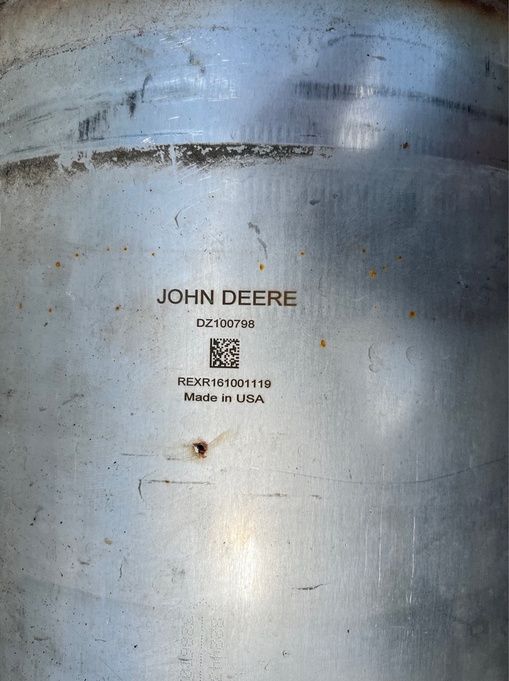 John Deere Katalizator DZ100798 - Catalytic converter for Agricultural machinery: picture 2 John Deere Katalizator DZ100798 - Catalytic converter for Agricultural machinery: picture 2