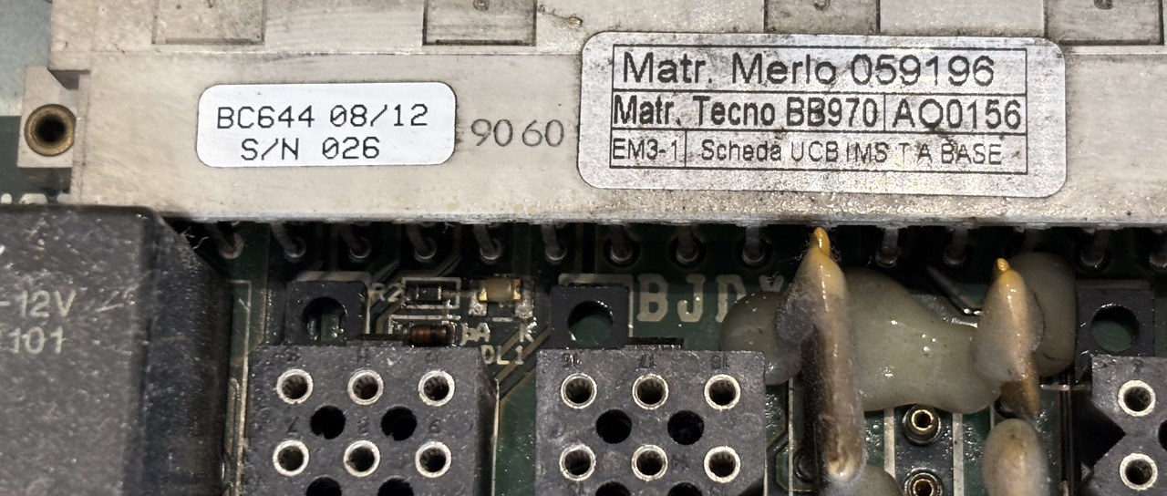 Merlo 059196 Kontroler Płyta Elektroniczna ECU MUGS UGS SGB Sterownik Bezpiecznik - ECU for Agricultural machinery: picture 2 Merlo 059196 Kontroler Płyta Elektroniczna ECU MUGS UGS SGB Sterownik Bezpiecznik - ECU for Agricultural machinery: picture 2