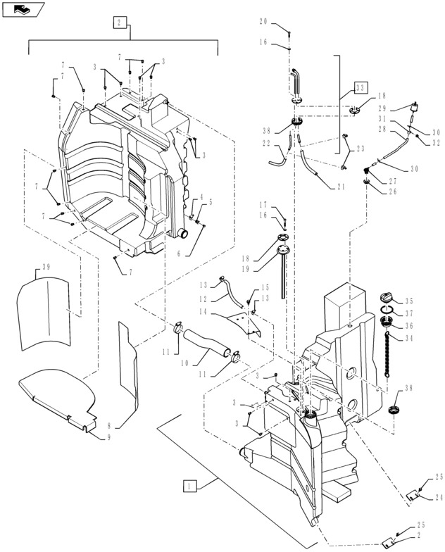 New Holland T6090 T6070 T7230 Jednostka nadajnika 47416695 - Fuel system for Farm tractor: picture 1 New Holland T6090 T6070 T7230 Jednostka nadajnika 47416695 - Fuel system for Farm tractor: picture 1