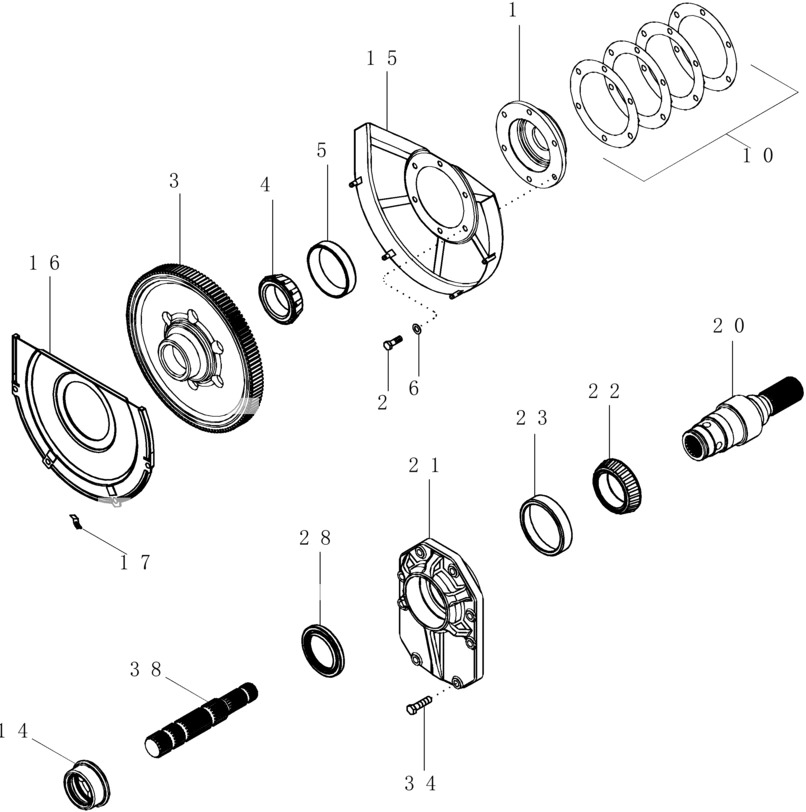 New Holland T6090 T6070 Tuleja napędowa 448084A2 - Transmission for Farm tractor: picture 1 New Holland T6090 T6070 Tuleja napędowa 448084A2 - Transmission for Farm tractor: picture 1